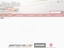 Tablet Screenshot of elite-moto.com